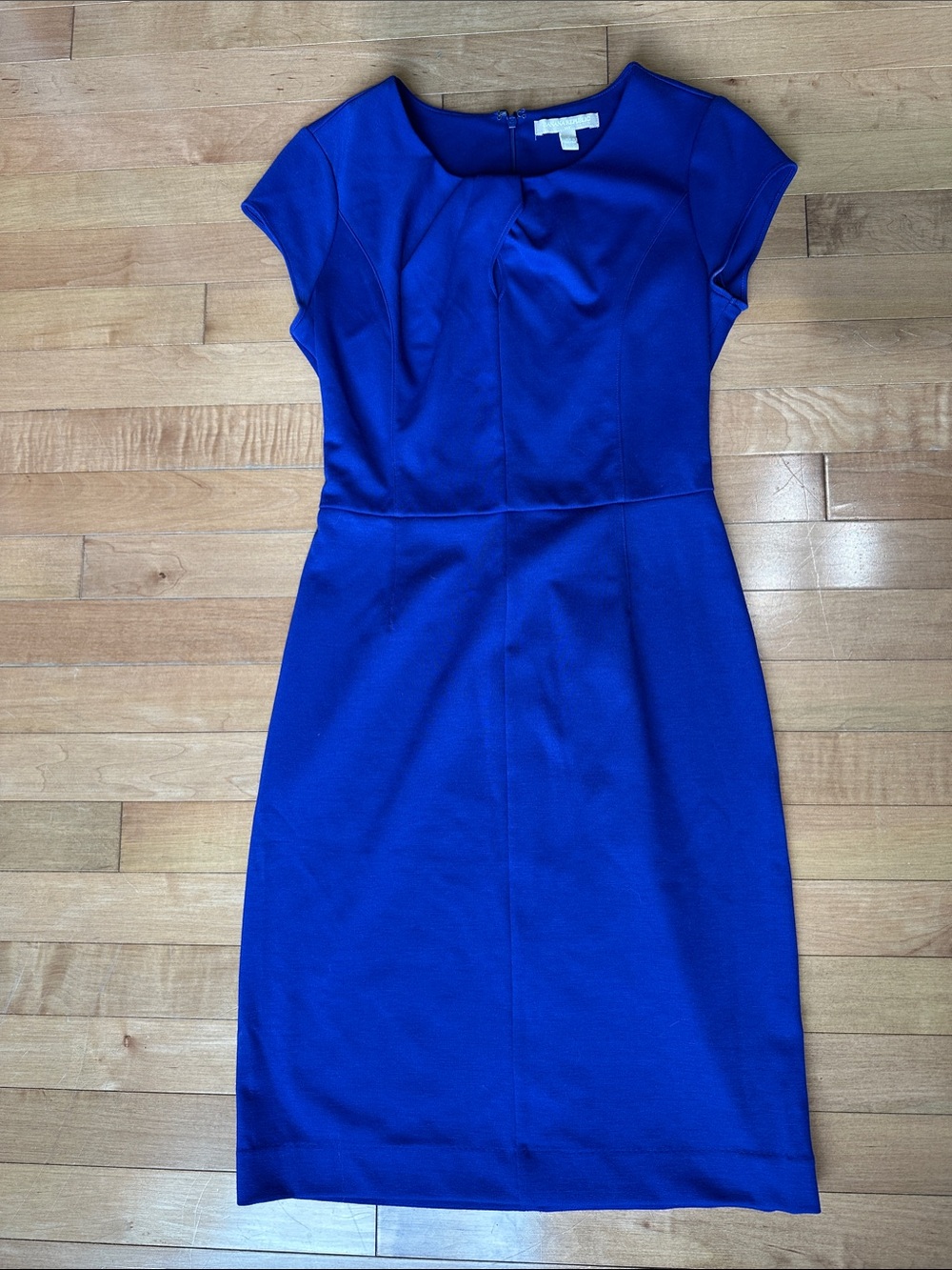 Banana Republic Cobalt Blue Midi Sheath Dress